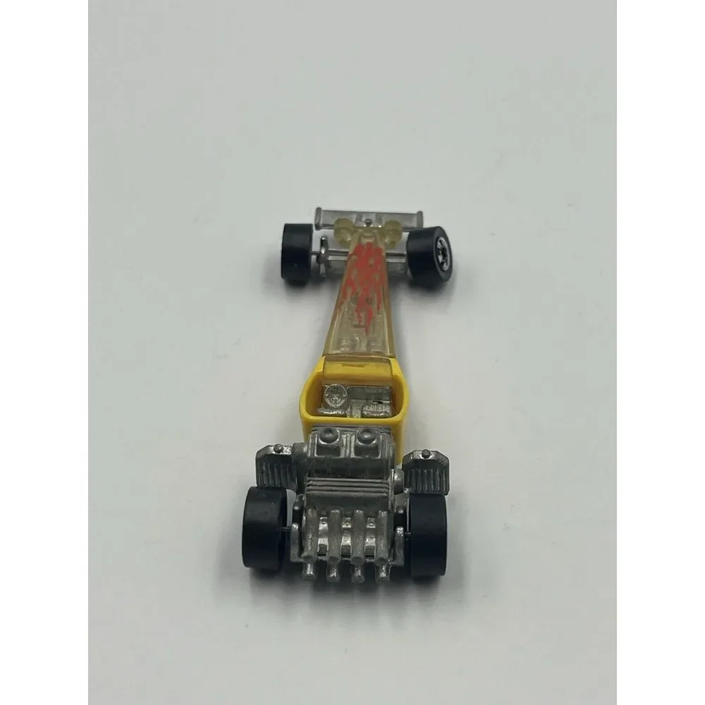Hot Wheels‎ Odd Rod Yellow w/ Flames 1976 Mattel Blackwall Vintage